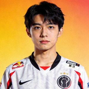 本周明星选手 Knight 的官方定妆照，身穿战队队服